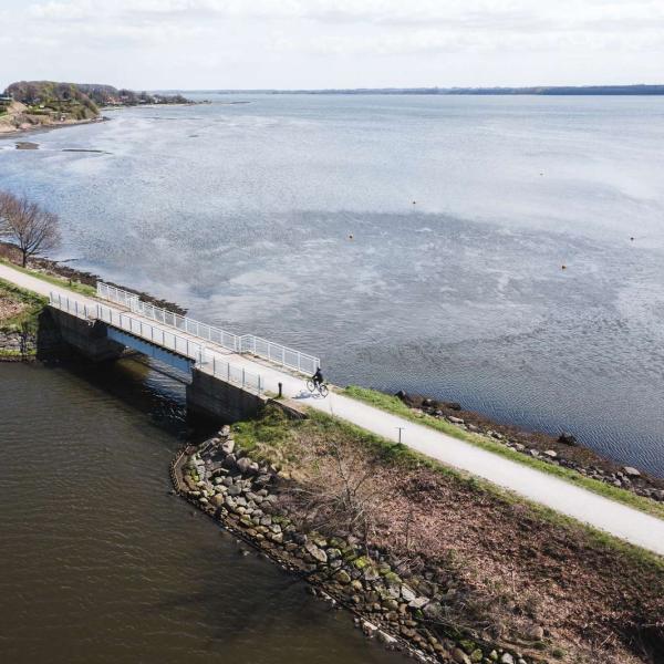 På cykel rundt om Horsens Fjord på Fjordminoen