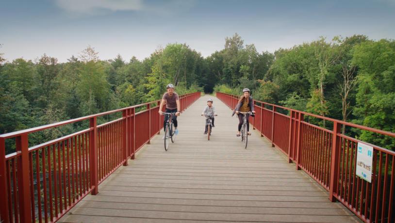 Cyklister på Den genfundne bro