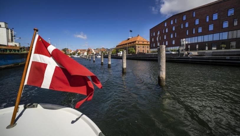 Inderhavnen i Horsens ved Toldbodel