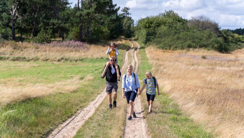 Familie er på skattejagten Tunø rundt