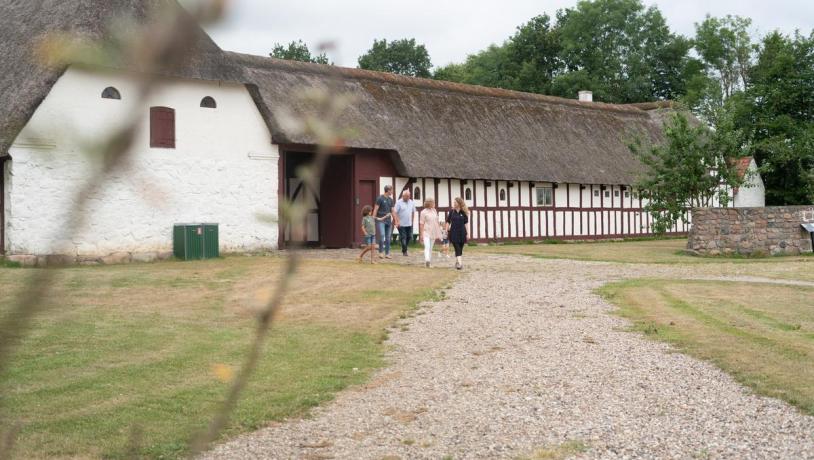 Stor gård på Glud frilandsmuseum 