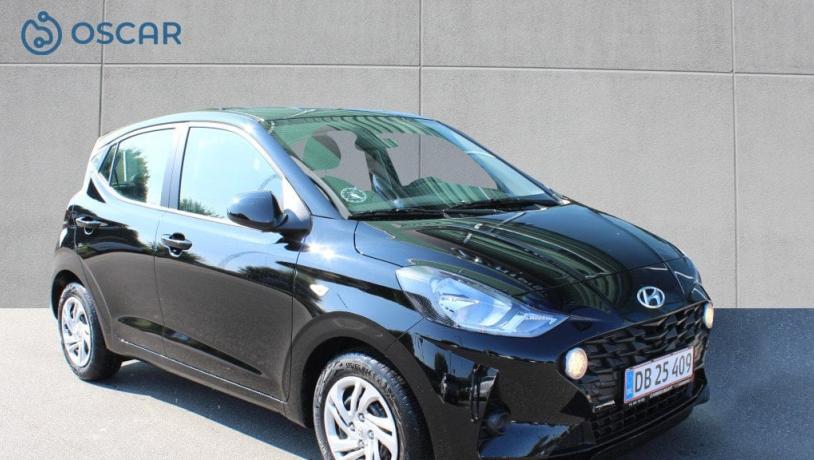 En sort Hyundai Getz fra Oscar Biludlejning