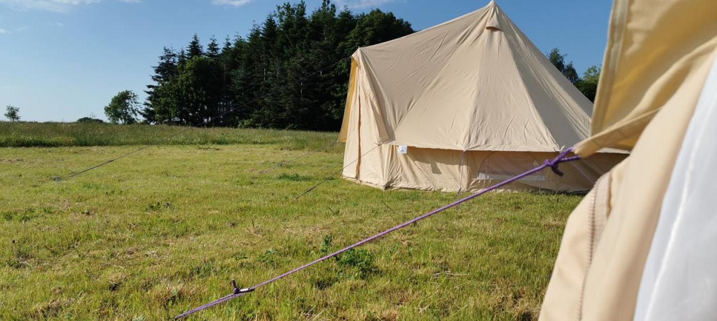 Glamping telte hos Holmely