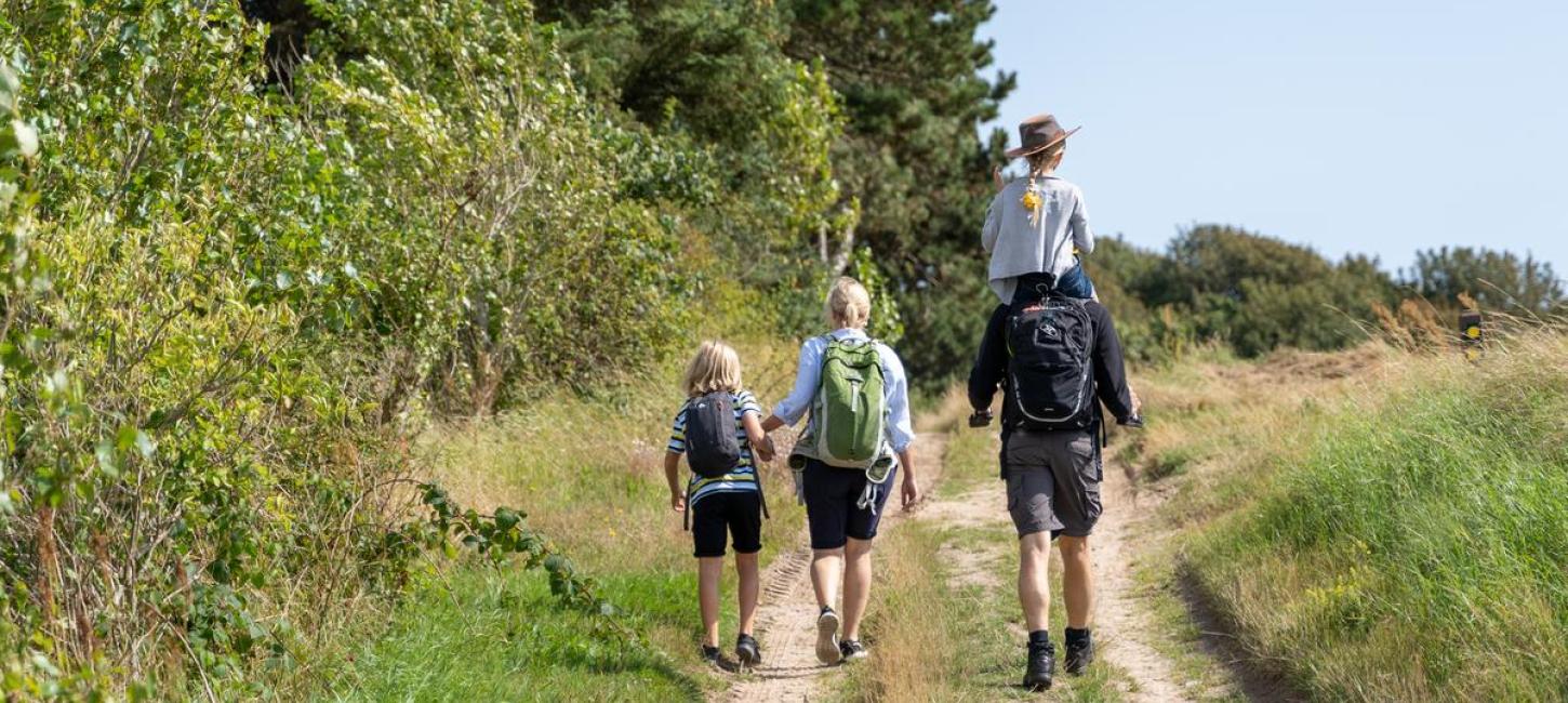 Familie på skattejagt på Tunø