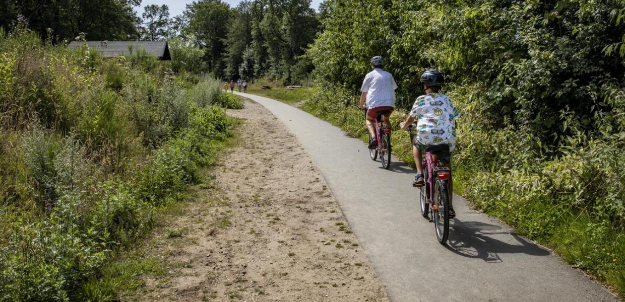To på cykeltur på Naturstien Horsens-Silkeborg