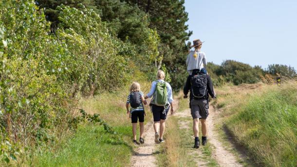 Familie på skattejagt på Tunø