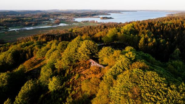 Udsigtspunkter i Søhøjlandet - Sukkertoppen ved Klostermølle i Destination Kystlandet