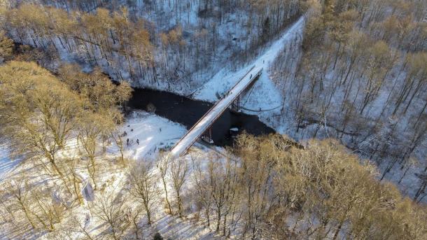 Den Genfundne Bro på Naturstien Horsens-Silkeborg