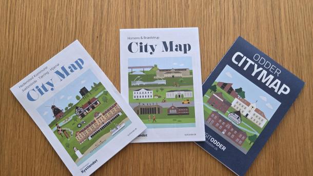Billede af Destination Kystlandets City Maps for Horsens, Hedensted og Odder