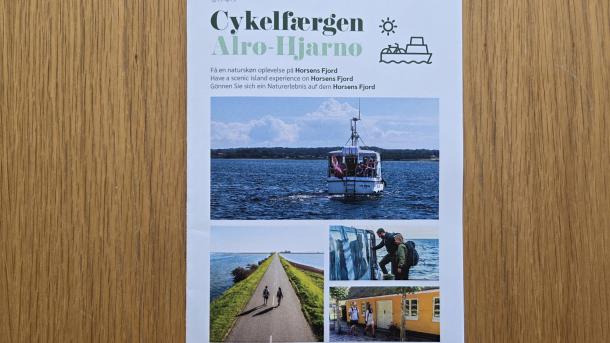 Folder for Cykelfærgen Alrø-Hjarnø 2025