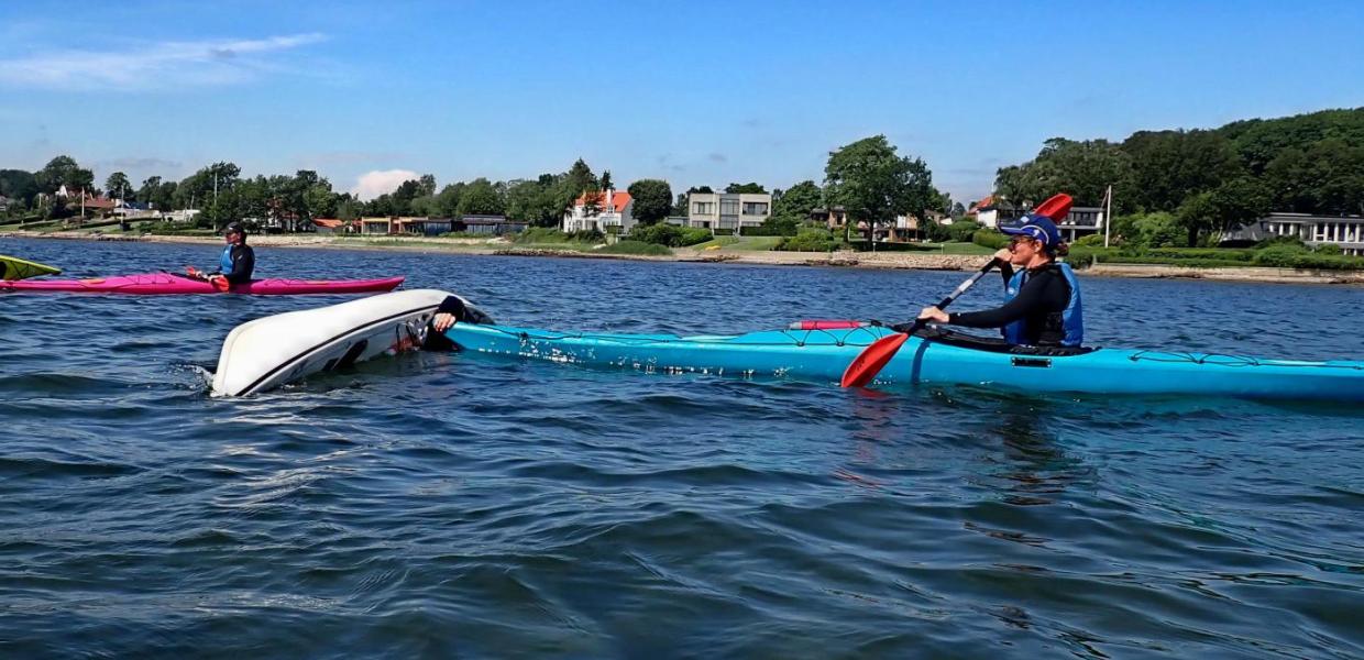 Kayaking on Horsens Fjord at Stensballe