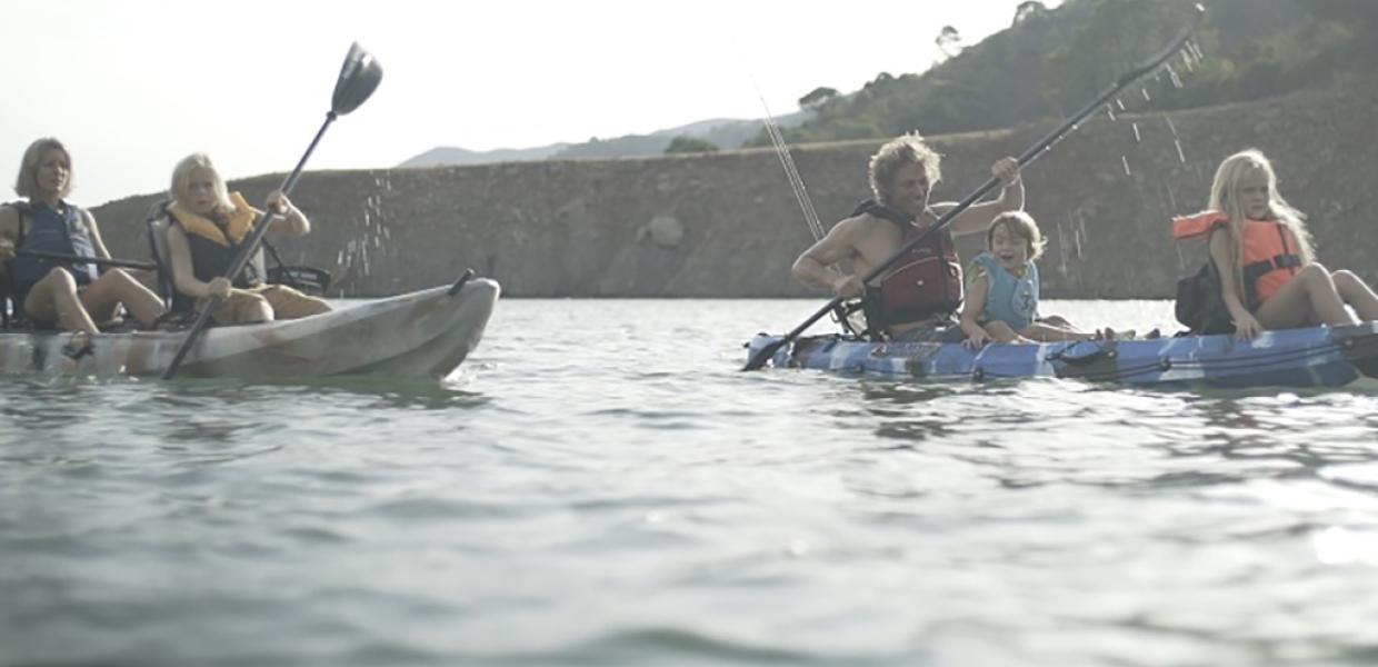 Family-friendly sit-on-top kayaks from Juelsminde Peninsula’s Kayak Rental