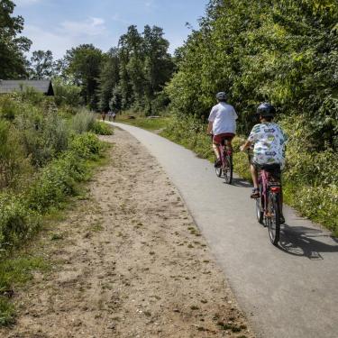 To på cykeltur på Naturstien Horsens-Silkeborg