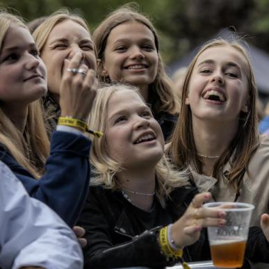 Unge festivals gæster til Wall of Sound