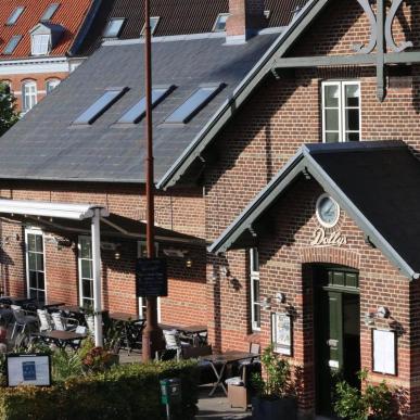 Café Dollys ved Havnen og industrimuseet 