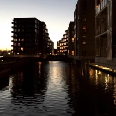 Kanalhusene ved havnefronten i Horsens
