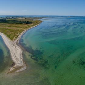 Luftfoto af Endelave årets ø 2020 og 2021