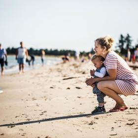 Liv på Saksild Strand