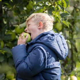 Familieudflugt med selvpluk til Karensminde i Destination Kystlander 