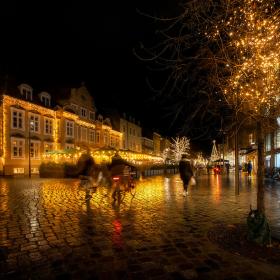 Jul i gågaden i Horsens - en del af Destination Kystlandet