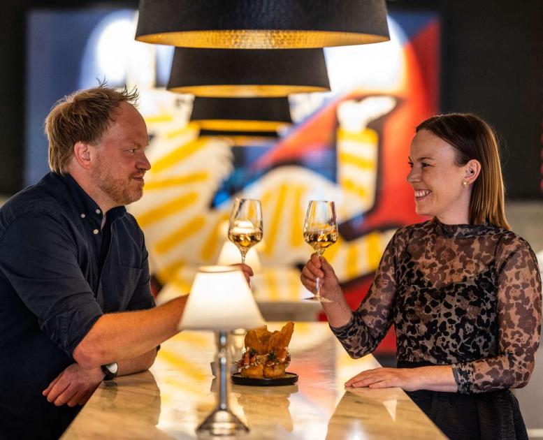 Par på Jørgensens Hotel i Horsens